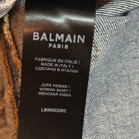 NWT BALMAIN SKIRT SIZE 36 - Picture 8 of 13